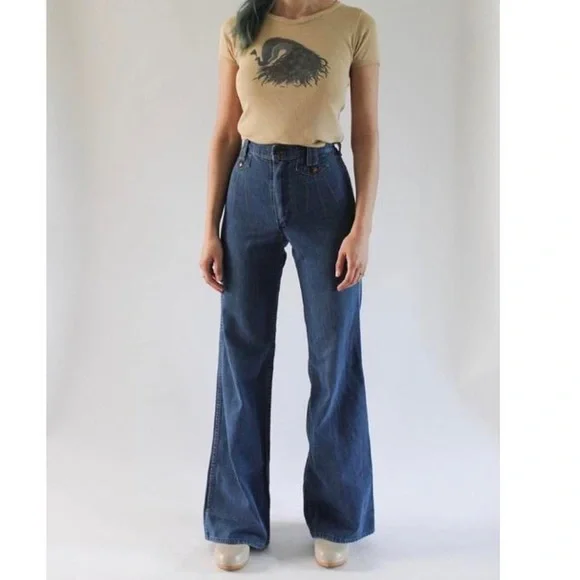 Jeans | Vintage 197s Wrangler Bell Bottoms 22 70s Jeans Bell Jeans | Vintage 197s Wrangler Bell Bottoms 22 70s Jeans Bell